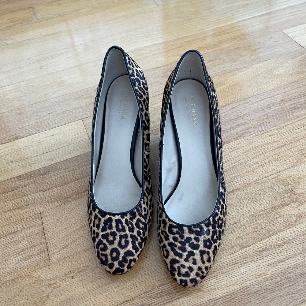Cheetah Cole Haan Wedge